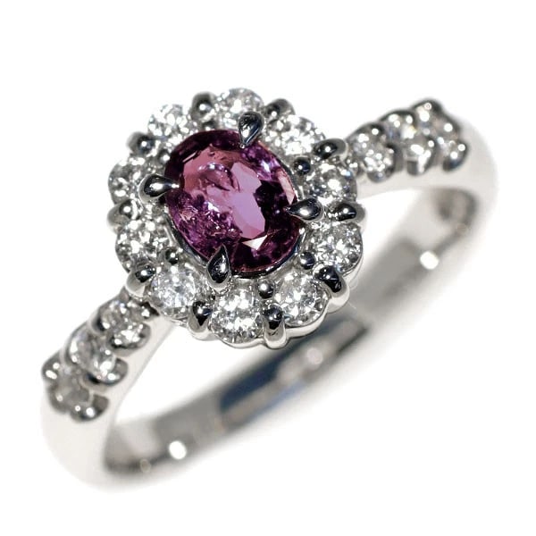 PT900 BRAZILIAN ALEXANDRITE DIAMOND RING: Pt900 Brazilian Alexandrite Diamond Ring Brand: None Type/Style: Ring Material: Pt900, Main Stone/Creation Alexandrite Color: PT Size: 4.5US Accessories: None Accessories Notice: When purchasing