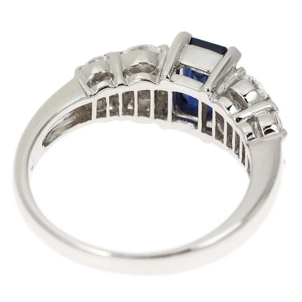 PT900 SAPPHIRE DIAMOND RING - 2