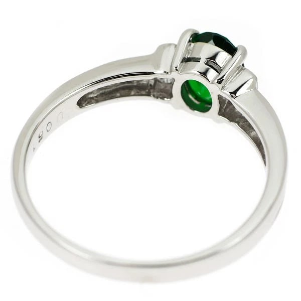 PT900 GROSSHLER GARNET DIAMOND RING - 2