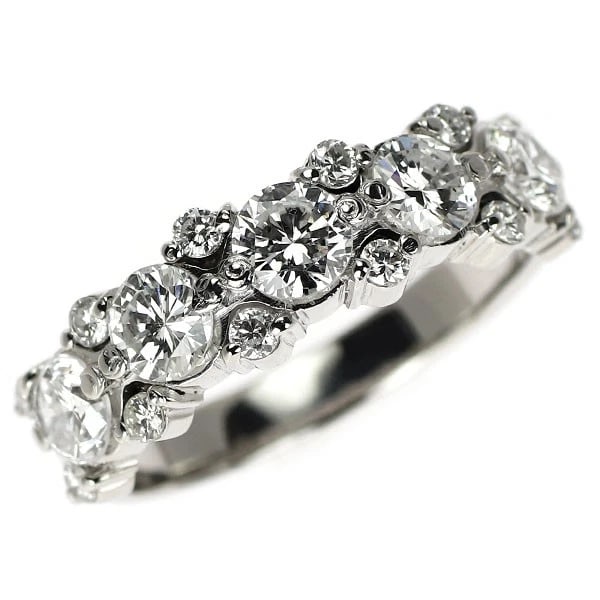 PT900 DIAMOND RING: Pt900 diamond ring Brand: None Type/Style: Ring Material: Pt900 Color: PT Size: 6US Accessories: None Accessories Notice: When purchasing pre-owned goods, please refer to the photos of the