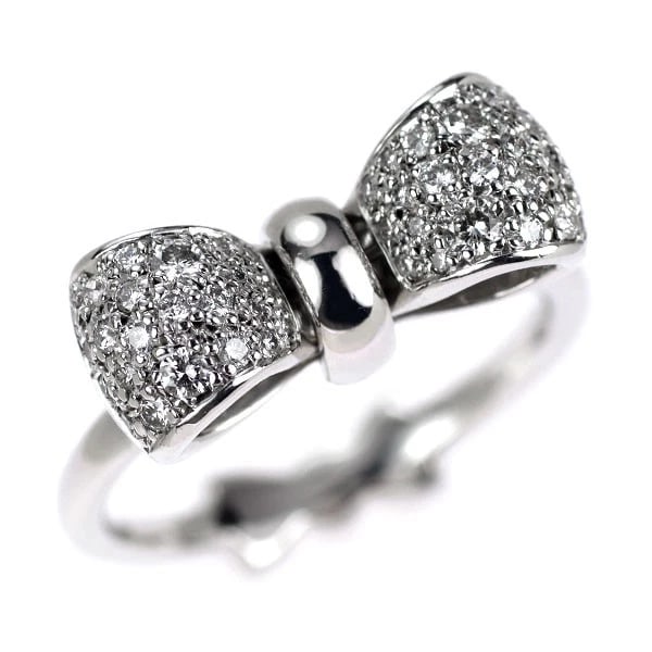 DUNOA DUNOA/SEIKO K18WG DIAMOND RING: DuNoa Dunoa/Seiko K18WG diamond ring Brand: None Type/Style: Ring Material: K18WG Color: WG Size: 6US Accessories: None Accessories Notice: When purchasing pre-owned goods, please refer to the photos
