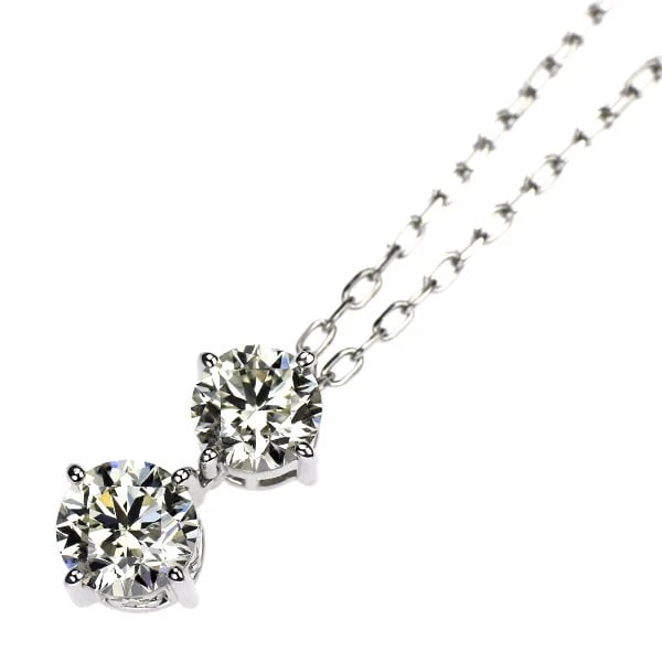 PT950 DIAMOND PENDANT NECKLACE: Pt950 diamond pendant necklace Brand: None Type/Style: pendant necklace Material: Pt950 Color: PT Size: Necklace: Chain Length ?45 Length/Width/Diameter12.9 Accessories: None Accessories Notice: When