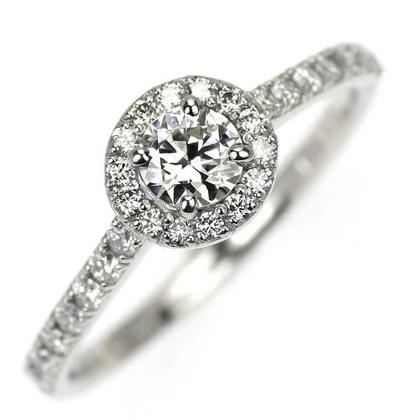 PT950 CIRCULAR BRILLIANT CUT DIAMOND RING: Pt950 Circular Brilliant Cut Diamond Ring Brand: None Type/Style: ring Material: PT950, Main Stone/Creation Natural Color: Silver Size: 6 US Accessories: None Accessories Notice: When purchasing