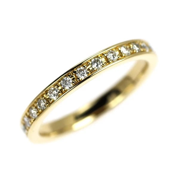 K18YG FULL ETERNITY PINK DIAMOND RING