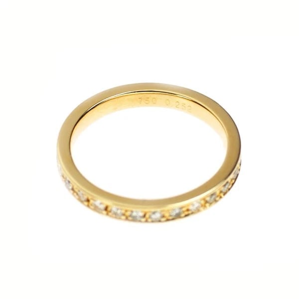 K18YG FULL ETERNITY PINK DIAMOND RING - 2