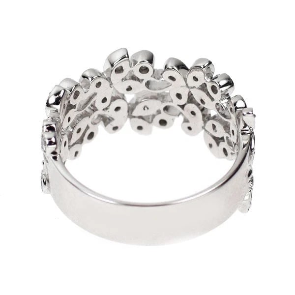 K18WG DIAMOND RING - 3