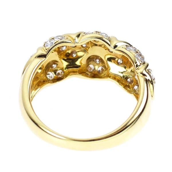 K18YG DIAMOND RING - 3