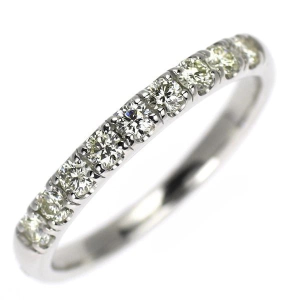 PT950 DIAMOND RING: Pt950 diamond ring Brand: None Type/Style: ring Material: Pt950 Color: none Size: 5.25 US Accessories: None Accessories Notice: When purchasing pre-owned goods, please refer to the photos of the