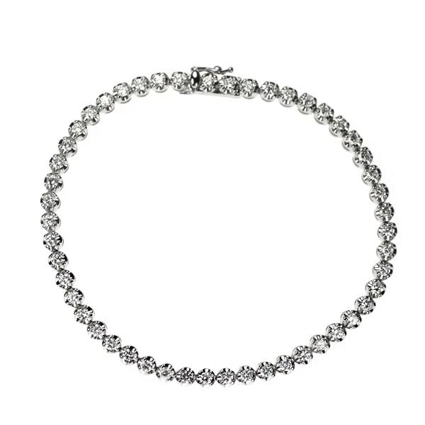 PT850 DIAMOND TENNIS BRACELET: Pt850 diamond tennis bracelet Brand: None Type/Style: bracelets Material: Pt850 Color: none Size: Length/Width/Diameter 3.5 Accessories: None Accessories Notice: When purchasing pre-owned goods,