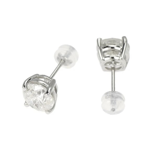 PT900 DIAMOND EARRINGS - 2