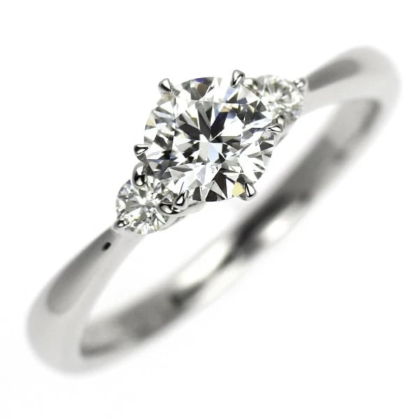 PT900 DIAMOND RING: Pt900 diamond ring Brand: None Type/Style: ring Material: Pt900 Color: none Size: 4.75 - 5 US Accessories: None Accessories Notice: When purchasing pre-owned goods, please refer to the pho