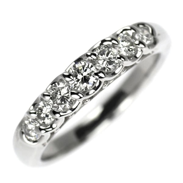 PT900 DIAMOND RING: Pt900 diamond ring Brand: None Type/Style: ring Material: Pt900 Color: Size: 5.5 - 5.75 US Accessories: None Accessories Notice: When purchasing pre-owned goods, please refer to the photos