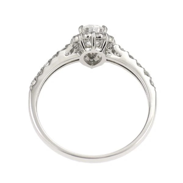 PT900 PEAR SHAPE DIAMOND RING - 2