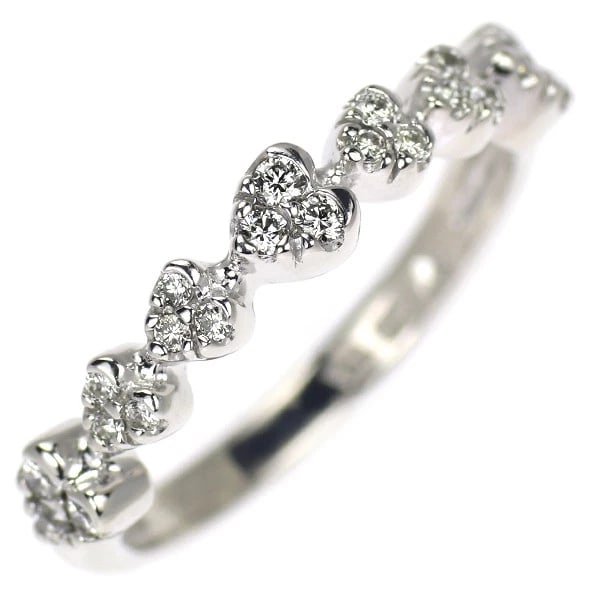 PONTEVECCHIO K18WG DIAMOND RING: Pontevecchio K18WG diamond ring Brand: Pontevecchio Type/Style: ring Material: K18WG, Main Stone/Creation Natural Color: WG Size: 4.5 US Accessories: None Accessories Notice: When purchasing