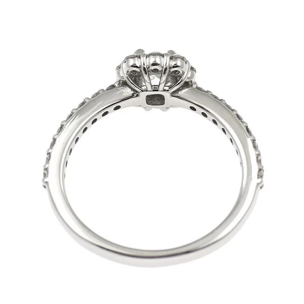 PT950 FLEMISH CUT DIAMOND RING - 2