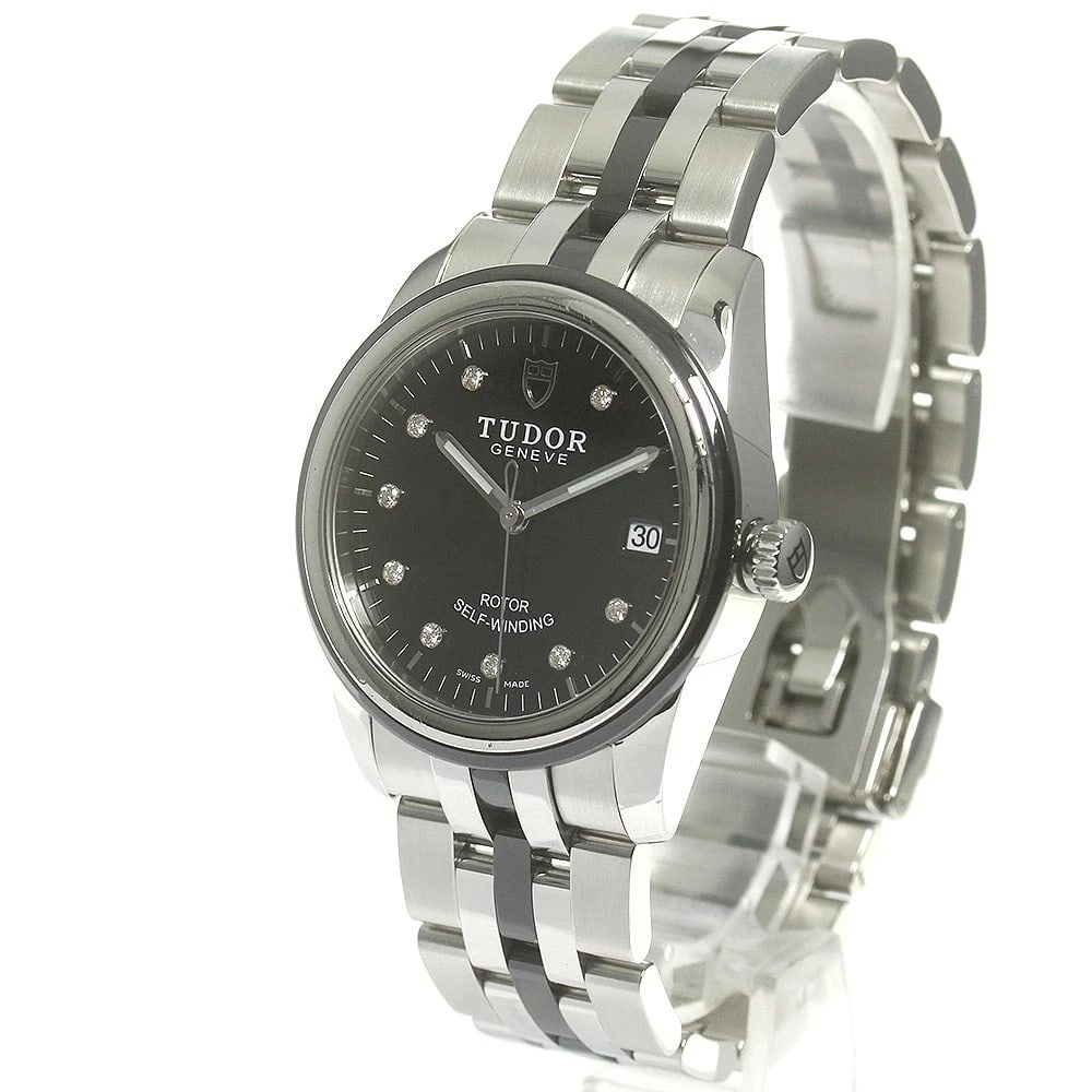 TUDOR GRAMMAR DATE DIAMOND AUTOMATIC WATCH - 2