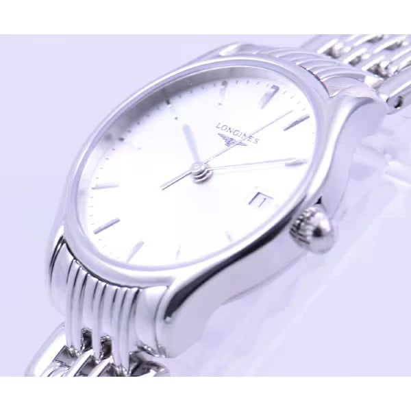 LONGINES REEL SILVER WATCH - 2
