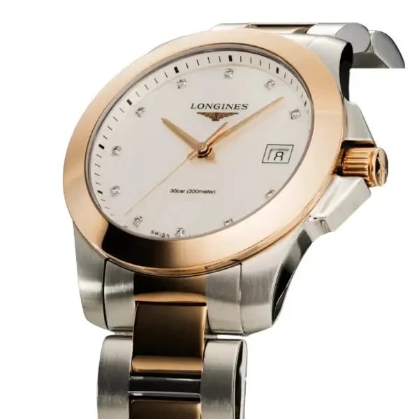 LONGINES CONQUEST WHITE WATCH - 2