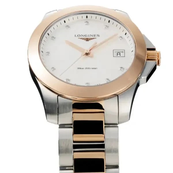 LONGINES CONQUEST WHITE WATCH - 3