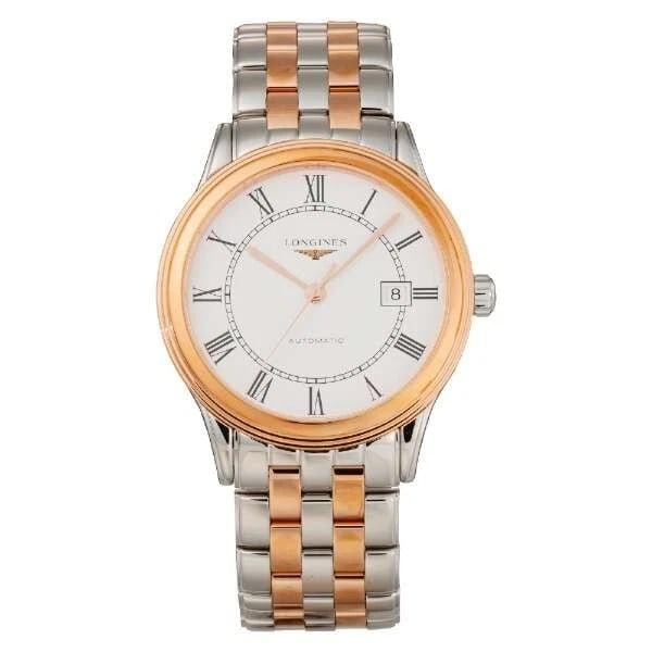 LONGINES FLAGSHIP WATCH: LONGINES Flagship Watch Brand: Longines Type/Style: Wristwatch Material: Case Stainless steel (pink gold PVD) Color: Dial Color white Size: Height 40 x width 40 x thickness 9 mwhitem Accessories: