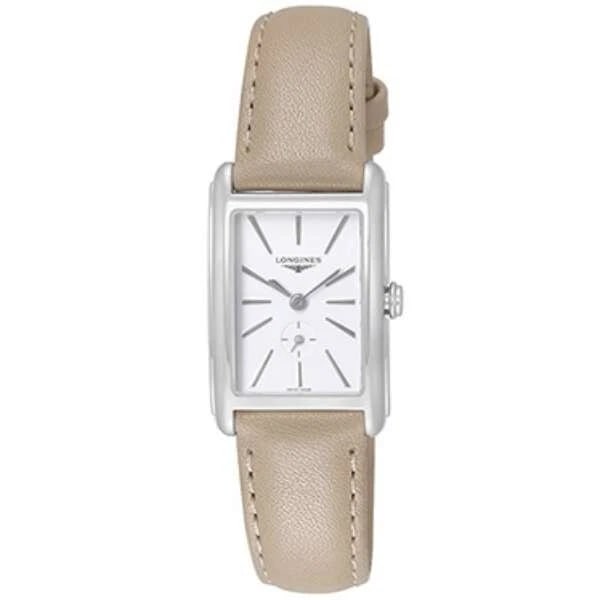 LONGINES DOLCEVITA LADIES WATCH: Longines DolceVita Ladies Watch Brand: Longines Type/Style: Wristwatch Material: ss leather Color: Dial Color silver Size: Case size Approx. 25 x 21 mm (excluding crown) Thickness Approx. 7mm