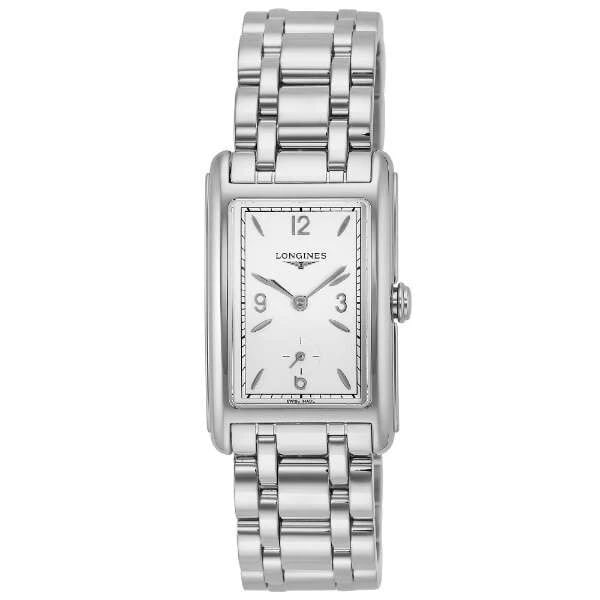 LONGINES DOLCEVITA WHITE WATCH: LONGINES Dolcevita White Watch Brand: Longines Type/Style: Wristwatch Material: ss Color: Dial Color white Size: Case size: Approx. 29 x 23 mm (excluding crown) Accessories: None Accessories Notice: