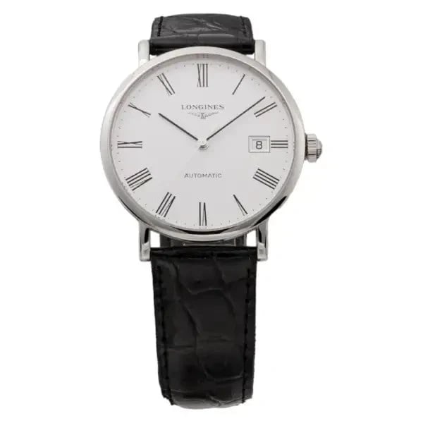 LONGINES ELEGANT WHITE WATCH: longines Elegant White Watch Brand: Longines Type/Style: Wristwatch Material: ss leather Color: Dial Color white Size: Case size] Height 37 x Width 37 x Thickness 8.5mm Accessories: None Accessories