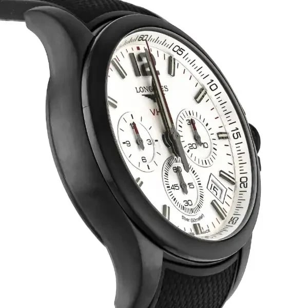 LONGINES CONQUEST V.H.P. WHITE WATCH - 2