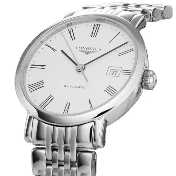LONGINES ELEGANT WHITE WATCH - 2