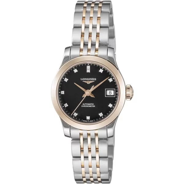 LONGINES WOMETAL BELT WATCH: Longines WoMetal Belt Watch Brand: Longines Type/Style: Wristwatch Material: ss Color: Dial Color black Size: Dimensions: ? 26.00 mmLug width: 13 mm Accessories: None Accessories Notice: W
