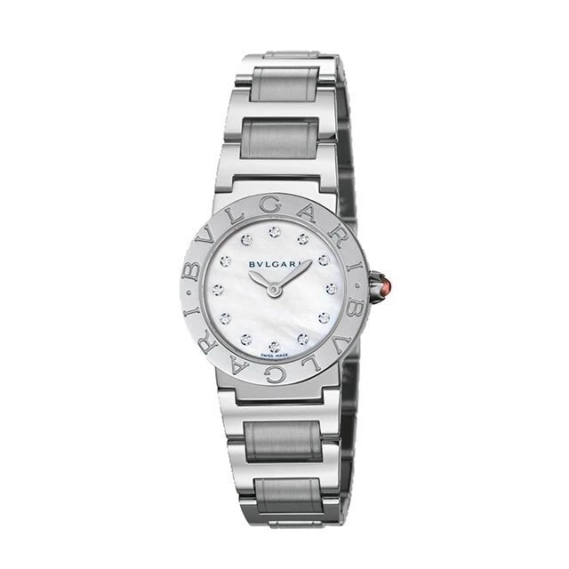 BVLGARI BVLGARI WATCH: Bvlgari Bvlgari Watch Brand: TAG Heuer Type/Style: Wristwatch Material: ss Color: Dial Color white Size: Case Diameter26 mm Accessories: None Accessories Notice: When purchasing pre-owned goods,