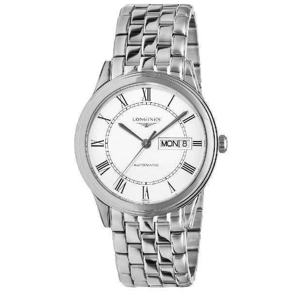 LONGINES FLAGSHIP AUTOMATIC WATCH: Longines Flagship Automatic Watch Brand: LONGINES Type/Style: Wristwatch Material: ss Color: Dial Color white Size: Case Size: 38.5mm Accessories: None Accessories Notice: When purchasing