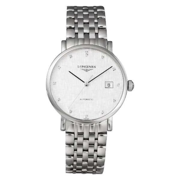 LONGINES ELEGANT WATCH: LONGINES Elegant Watch Brand: Longines Type/Style: Wristwatch Material: SS Color: Dial Color Silver Size: Case size] Height 37 x width 37 x thickness 9 mm Accessories: None Accessories Notice: When