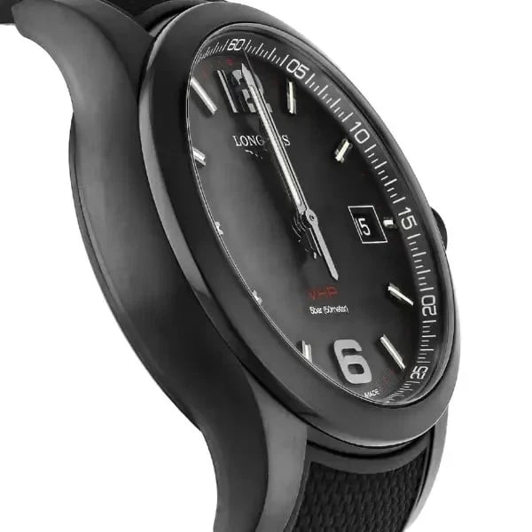 LONGINES CONQUEST V.H.P. BLACK WATCH - 2