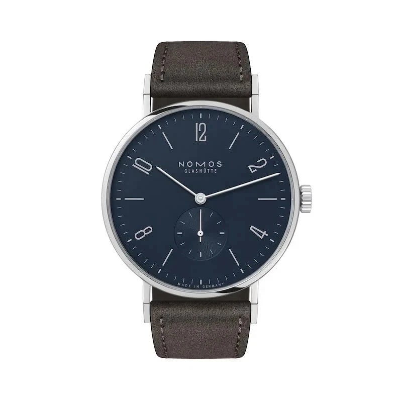 NOMOS GLASHUTTE TANGENTE MIDNIGHT BLUE WATCH: Nomos Glashutte Tangente Midnight Blue Watch Brand: NOMOS Type/Style: Wristwatch Material: SS Color: Dial Color Blue Size: Case Size: 37.5mm Accessories: None Accessories Notice: When purchasing