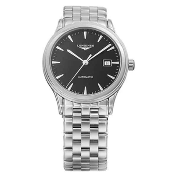 LONGINES FLAGSHIP BLACK WATCH: Longines Flagship Black Watch Brand: Longines Type/Style: Wristwatch Material: SS Color: Dial Color Black Size: Case size] Height 40 x width 40 x thickness 9 mm Accessories: None Accessori
