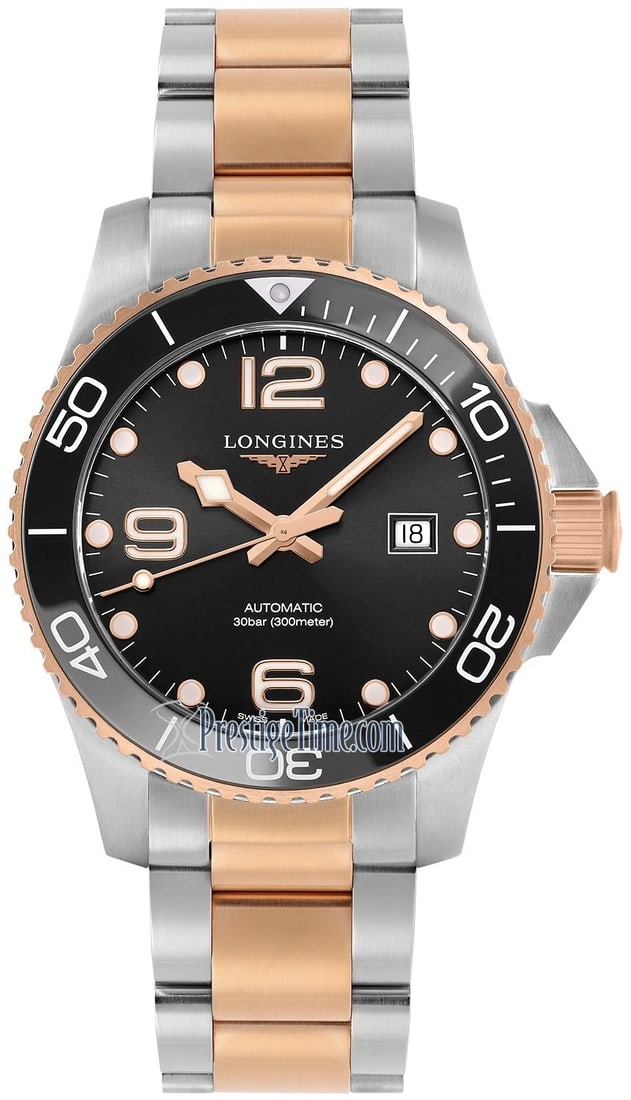 LONGINES HYDROCONQUEST PG COMBI SSXGP AUTOMATIC * WATCH (1 of 2)