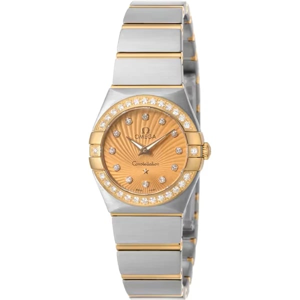 OMEGA CONSTELLATION CHAMPAGNE GOLD WATCH (1 of 3)