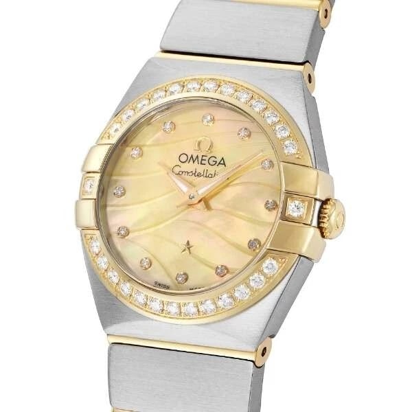 OMEGA CONSTELLATION PLUME YELLOW NEW WATCH: Omega Constellation Plume Yellow New Watch Brand: OMEGA Type/Style: Wristwatch Material: SS + 18k Yellow Gold Color: Dial Color Yellow Size: Case Size: 24mm Accessories: None Accessories Notice: When