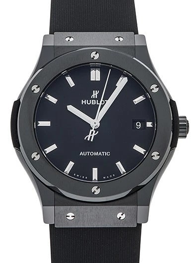 HUBLOT CLASSIC FUSION BLACK MAGIC BLACK (BRAND NEW) WATCH: Hublot Classic Fusion Black Magic Black (Brand New) Watch Brand: Hublot Type/Style: Wristwatch Material: SS + Ceramic Color: Dial Color Black Size: Case Size: 45mm Accessories: None Accessories