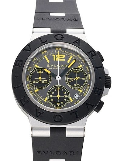 BVLGARI ALUMINIUM WATCH CHARCOAL GRAY WATCH (1 of 2)