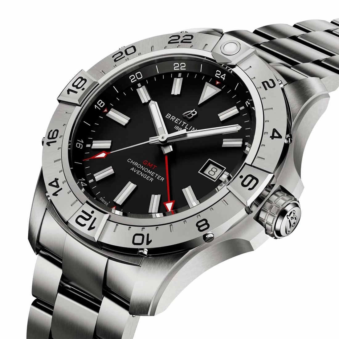 BREITLING AVENGER AUTOMATIC GMT WATCH - 2