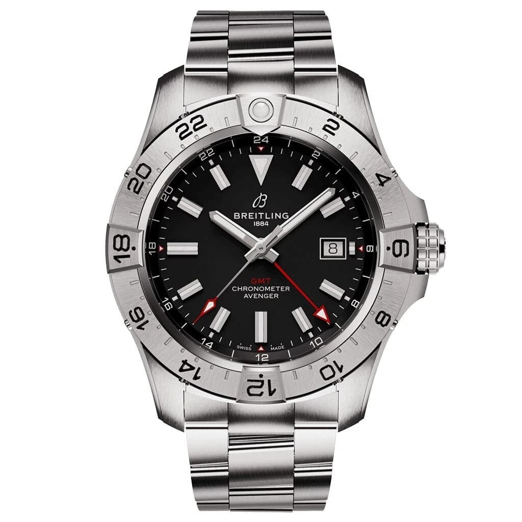 BREITLING AVENGER AUTOMATIC GMT WATCH - 3