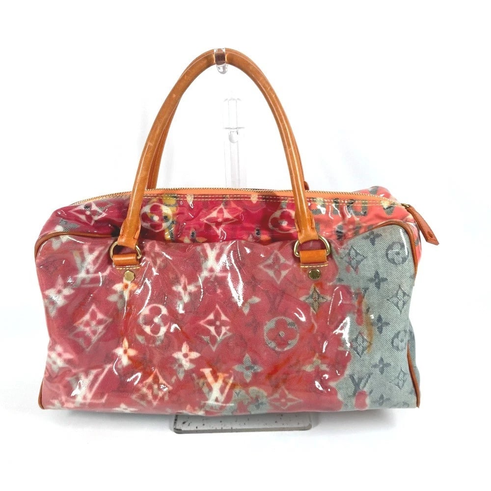 LOUIS VUITTON MONOGRAM PULP WEEKENDER PM HAND BAG - 2