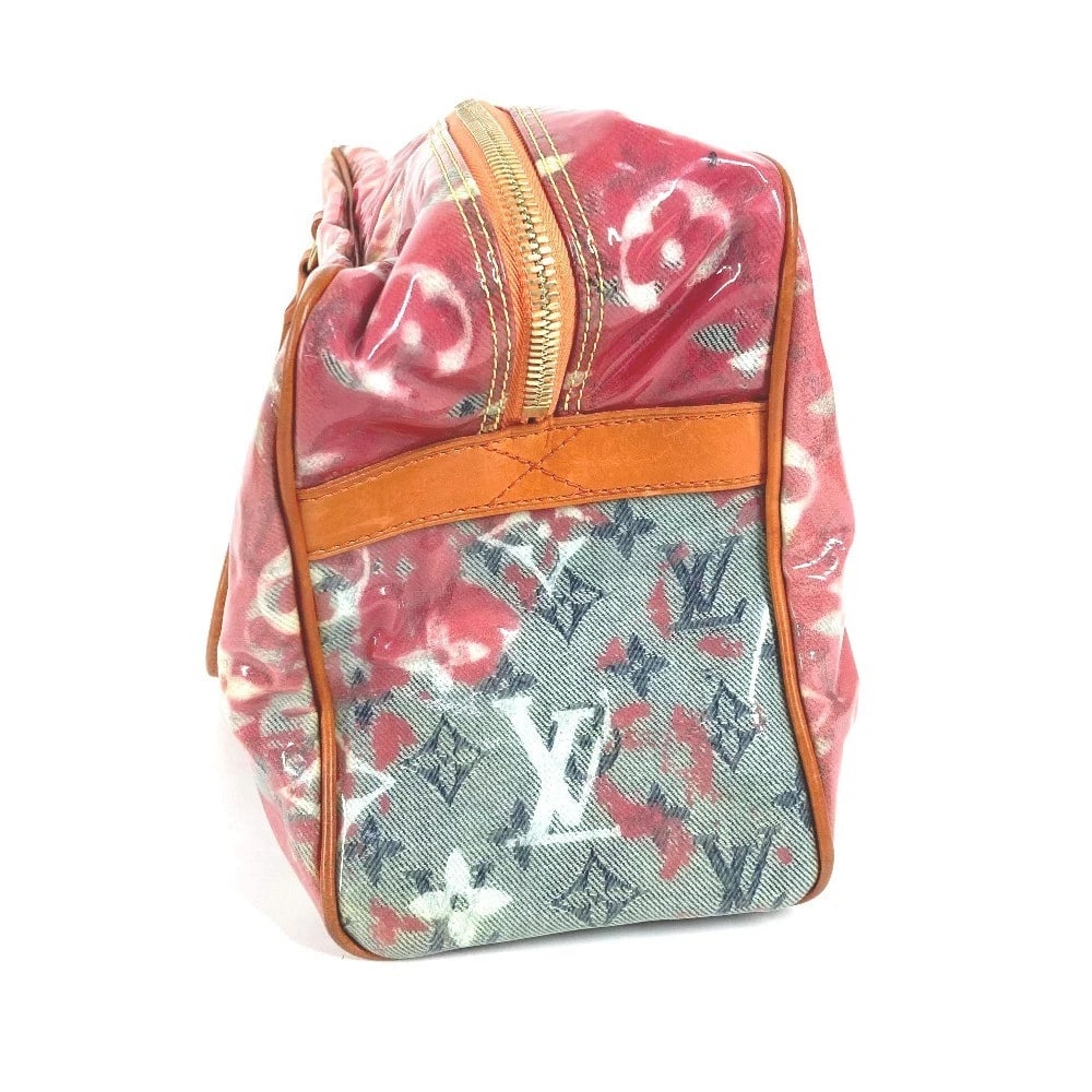 LOUIS VUITTON MONOGRAM PULP WEEKENDER PM HAND BAG - 3