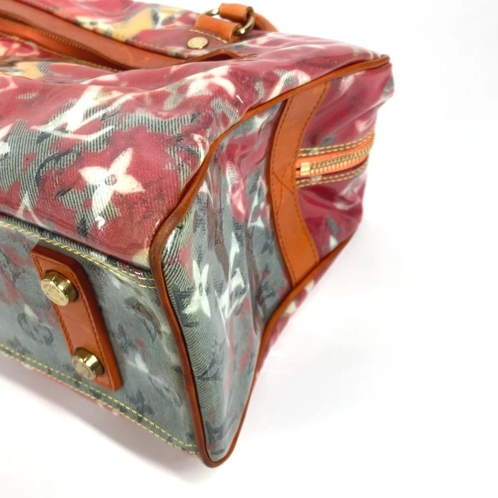 LOUIS VUITTON MONOGRAM PULP WEEKENDER PM HAND BAG - 6
