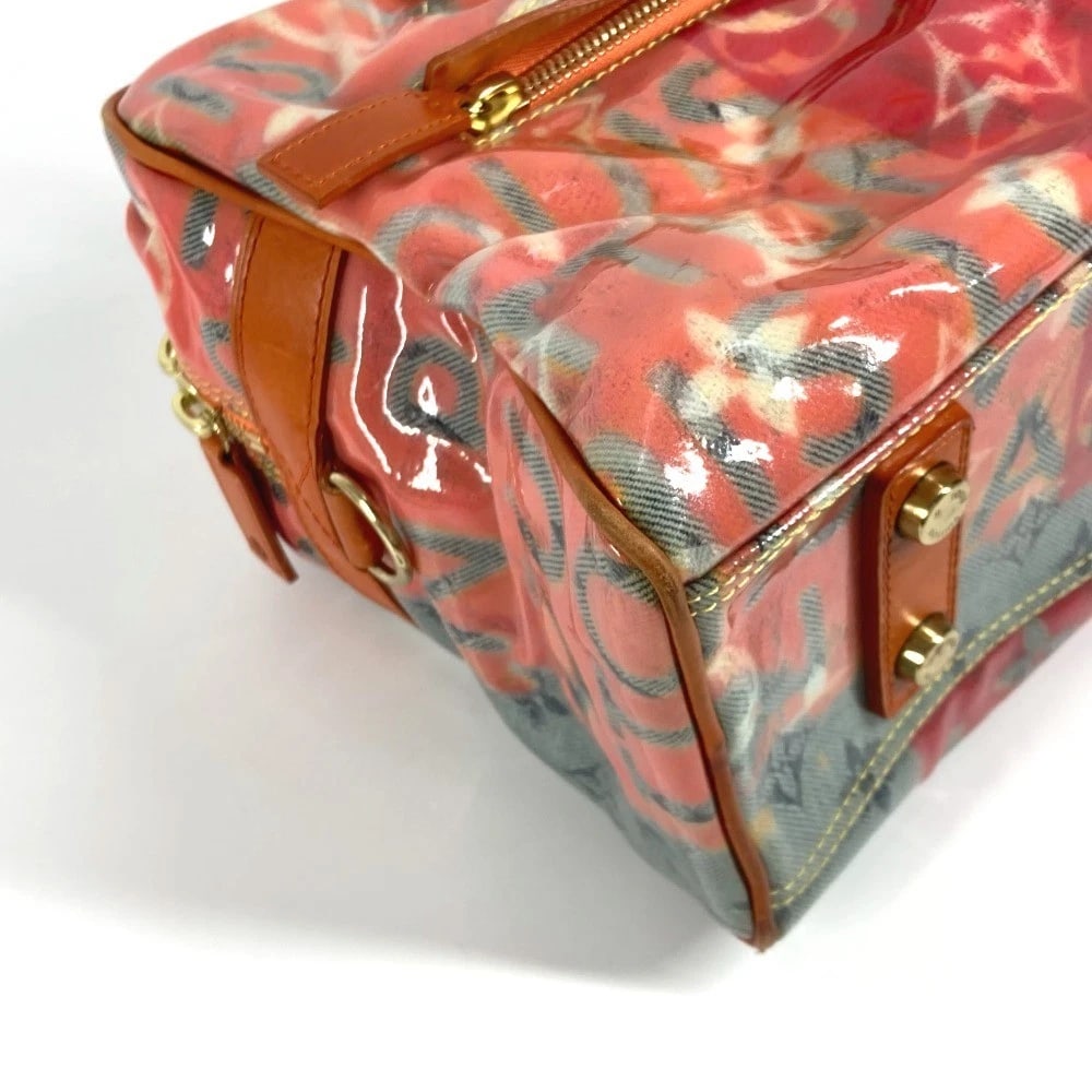 LOUIS VUITTON MONOGRAM PULP WEEKENDER PM HAND BAG - 7