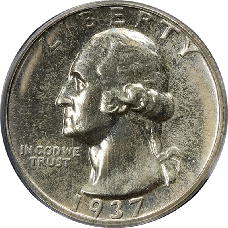 1937 WASHINGTON QUARTER: 1937 Washington Quarter Year: 1937 Fineness: 0.9 Composition: Silver Denomination: None Country of Origin: United States Accessories: None Accessories Notice: When purchasing pre-owned goods, please