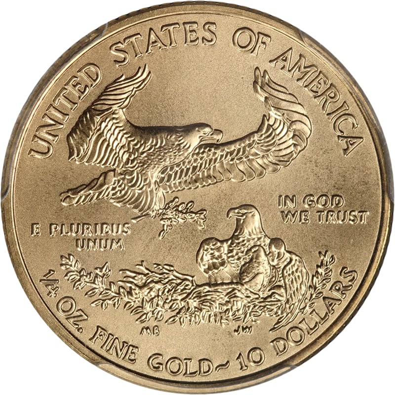 2018 GOLD AMERICAN EAGLE $10 - 2
