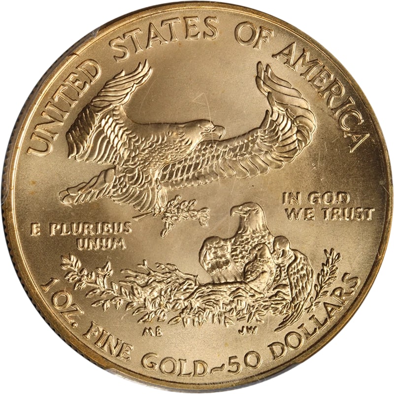 2009 GOLD AMERICAN EAGLE $50 - 2